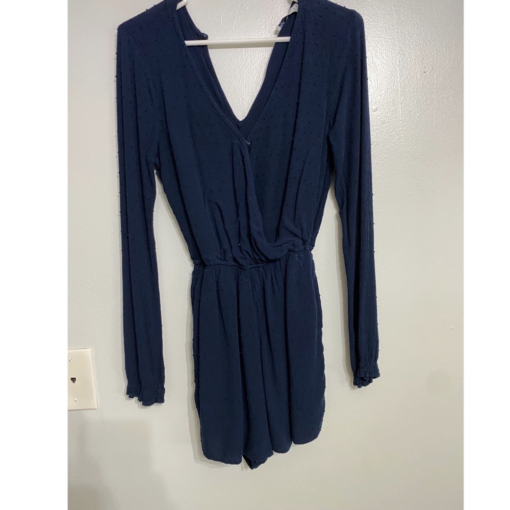 Navy blue romper